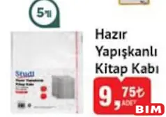 STUDİ HAZIR YAPIŞKANLI KİTAP KABI 5'Lİ